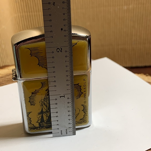 Vintage 1995 A.A.D.L.P Lighter Sailing Ship Refillable - Picture 2 of 9